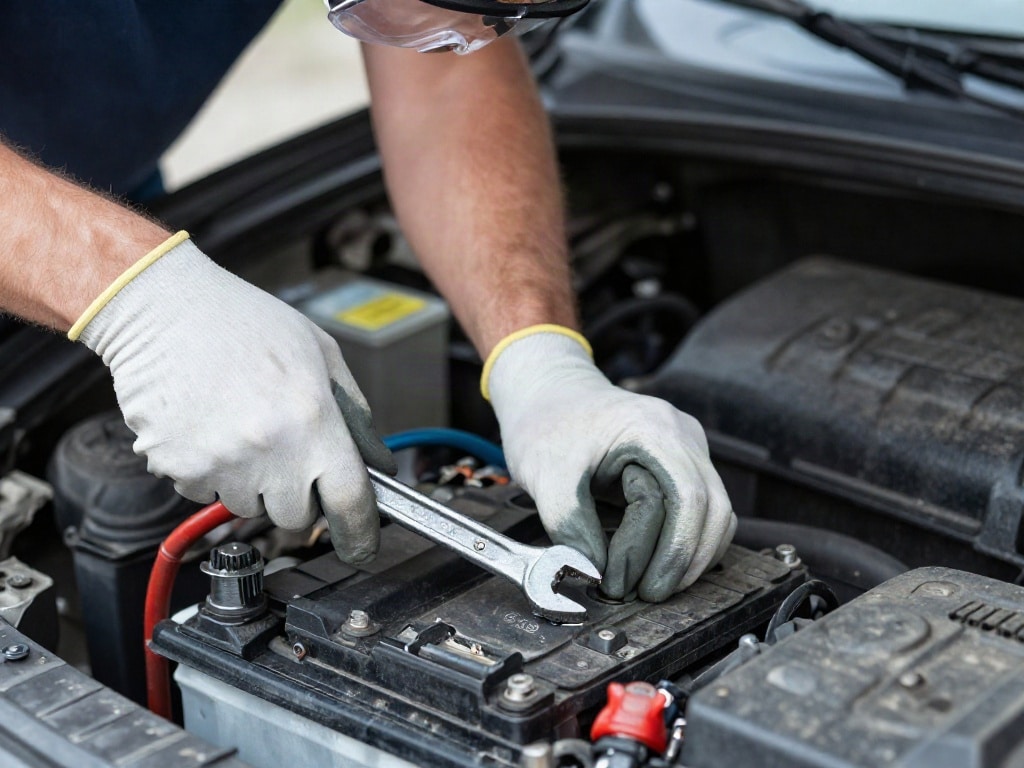 Auto Batterie abklemmen