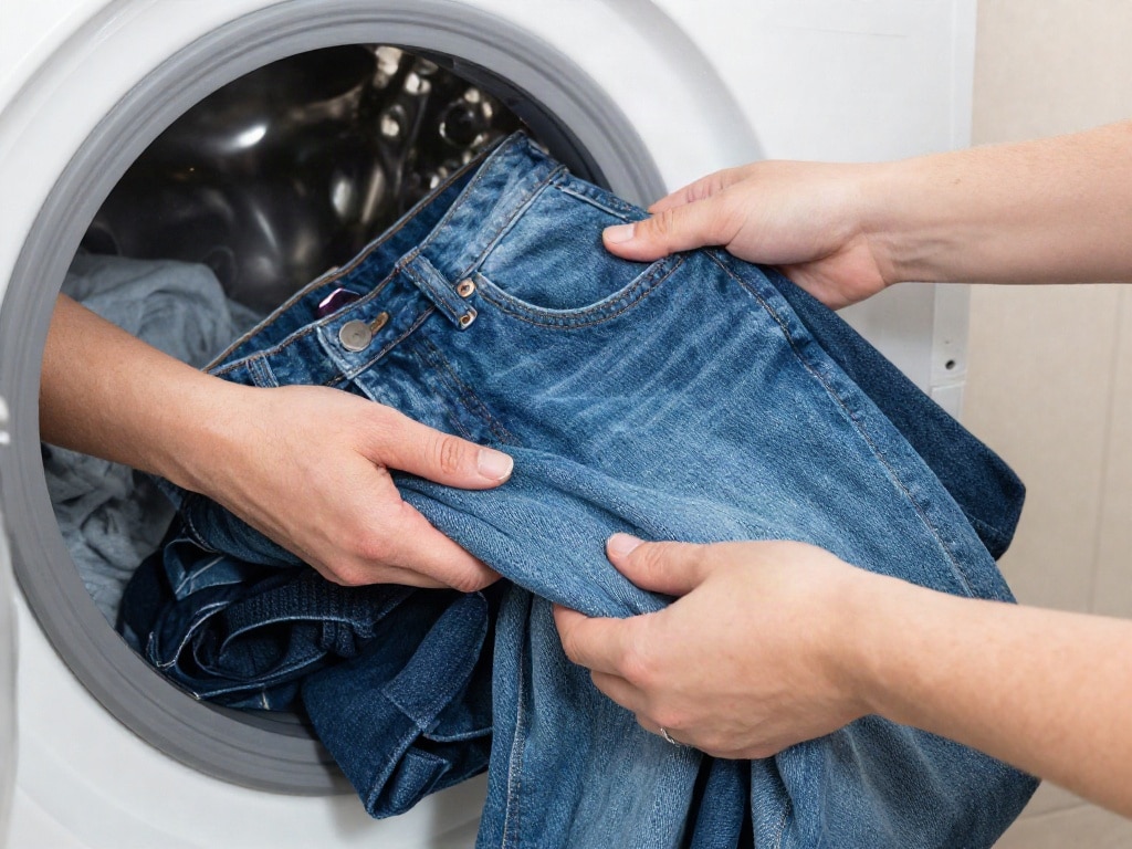 Jeans waschen