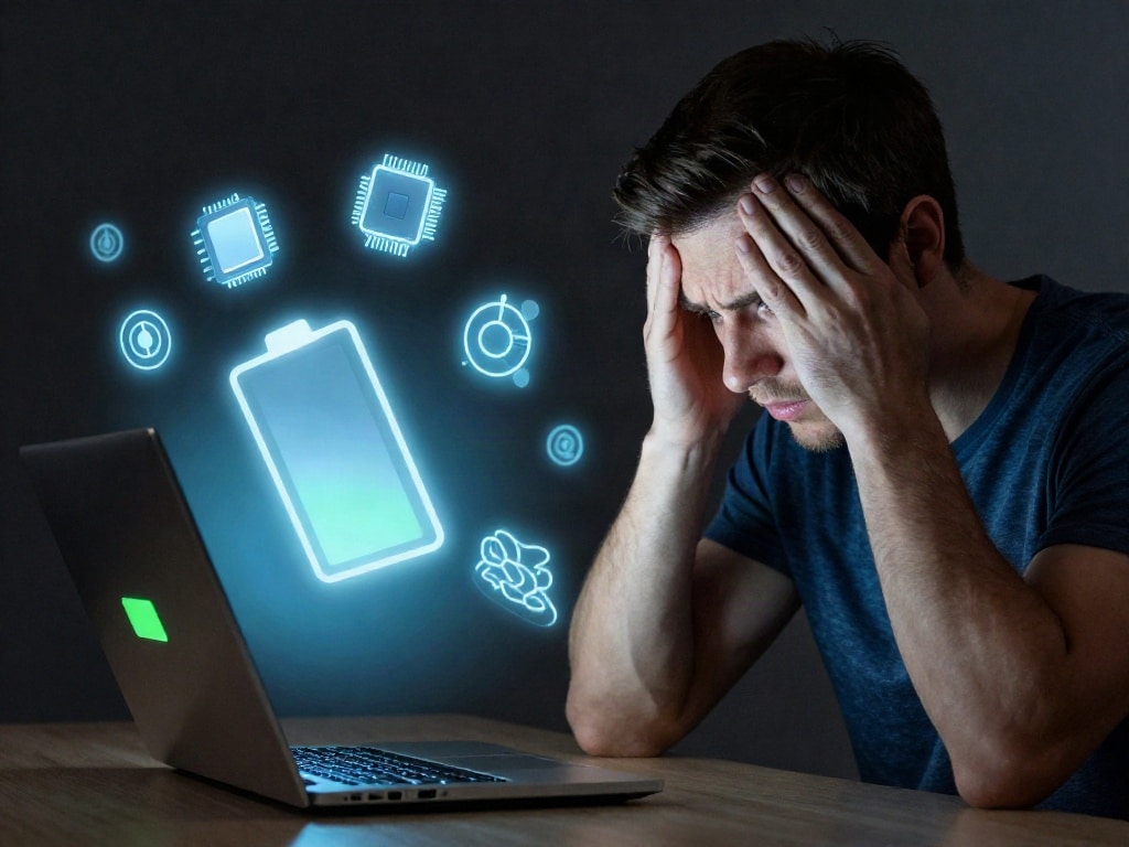 Laptop Akku schnell leer