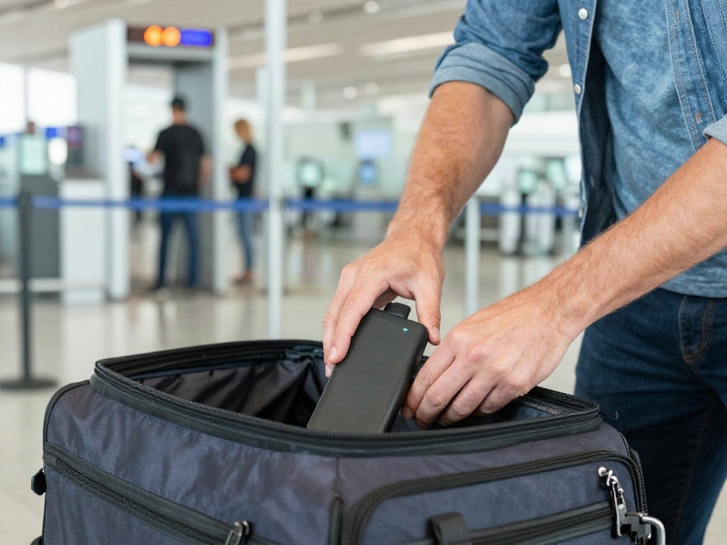 Powerbank Flugzeug