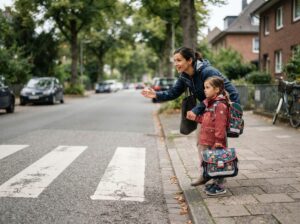 Schulweg üben