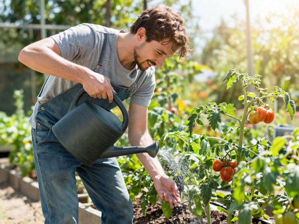 Tomaten richtig gießen