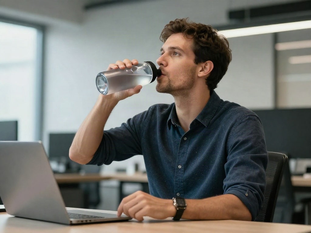 Wasser trinken am Tag